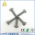 304 Tête rond en acier inoxydable Pan Screw tap-taped tapothing